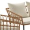 Flash Furniture 4PC NAT/Cream Indoor/Outdoor Rope Rattan Patio Set SB-1960-CREAM-GG - alternate 3